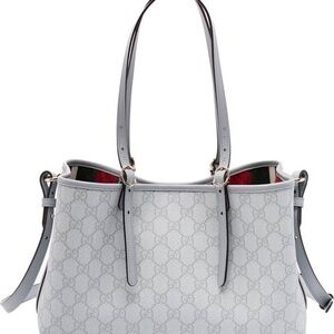 Gucci Gg Emblem large Tote Bag - white